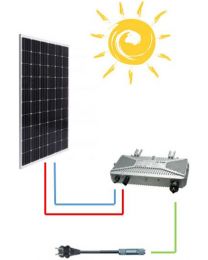 Photovoltaikanlage für Eigenverbrauch Plug & Play Komplettset 340 Wp
